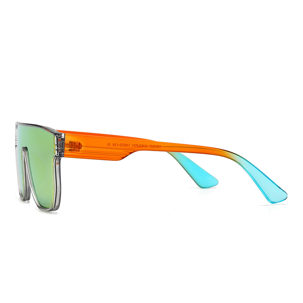 aviator sunglasses with glossy lenses