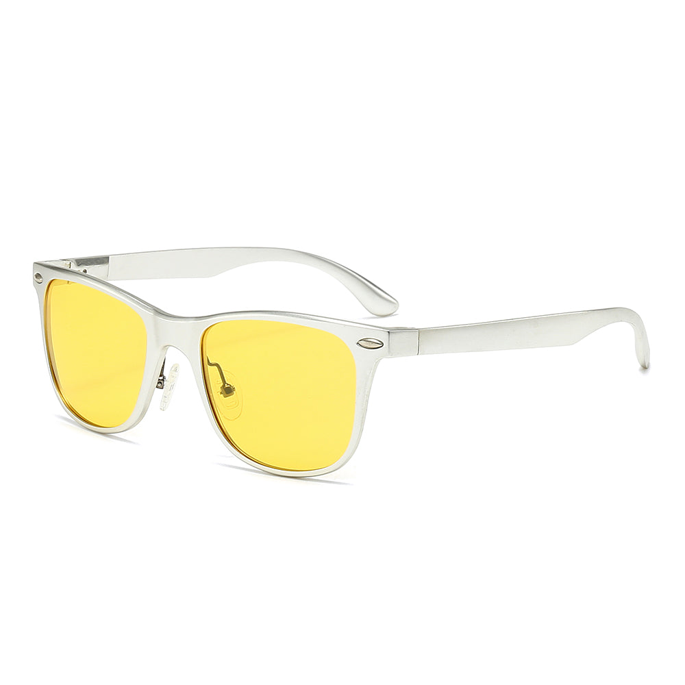 Square Trapezoid Tinted Sunglasses