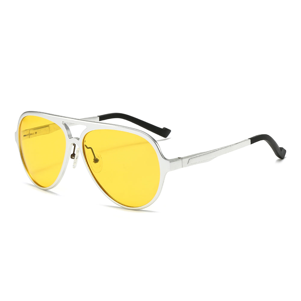 Alloy Night Driving Aviator Sunglasses