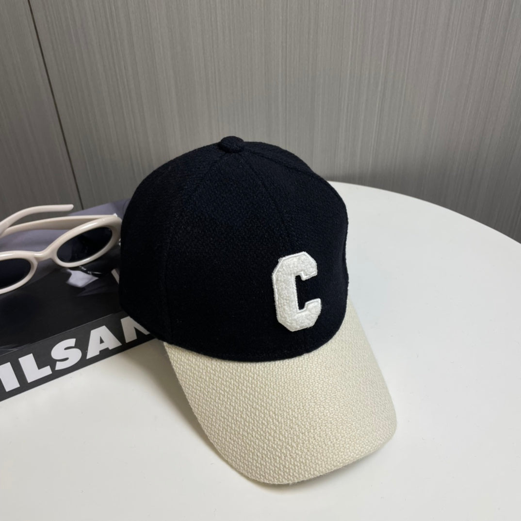 New C Letter Embroidered Baseball Cap