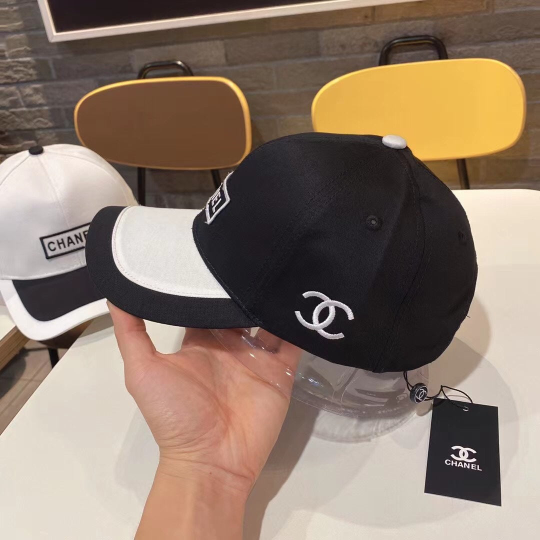 fashion letter double C printing baseball cap