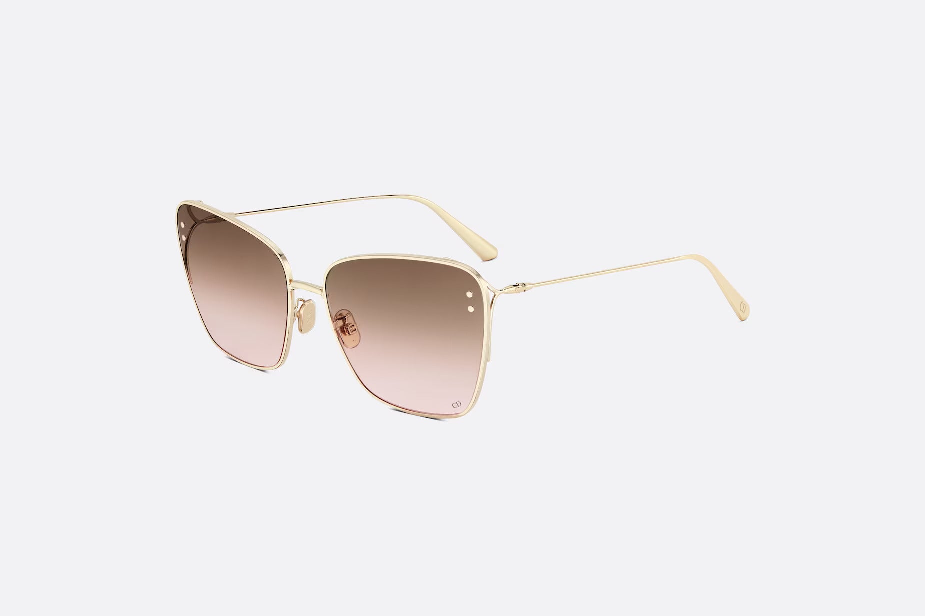 Brown-to-Pink Gradient Butterfly Sunglasses MISDB2U