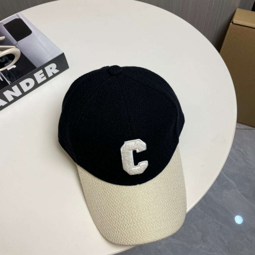 New C Letter Embroidered Baseball Cap