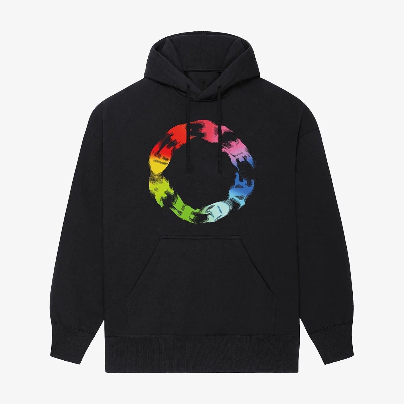 Circle Print Hoodie