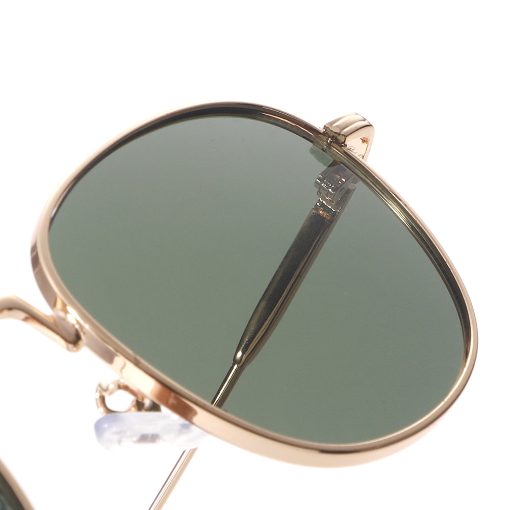 Rose Gold Retro-Vintage Round Tinted Sunglasses