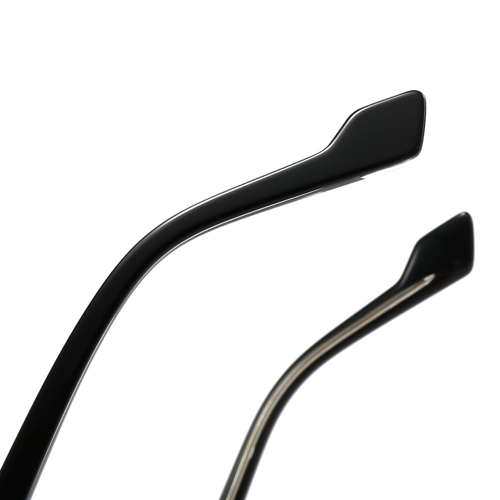 Wide Thick Square Tinted Sunglasses