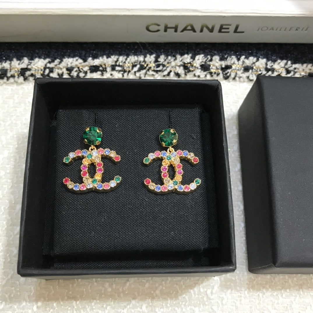 Colorful Crystal Earrings