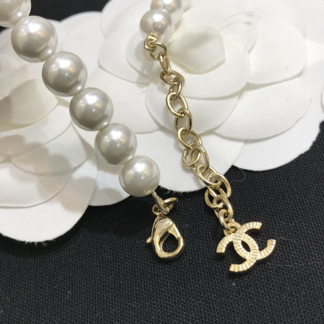 New Letter Pearl Necklace