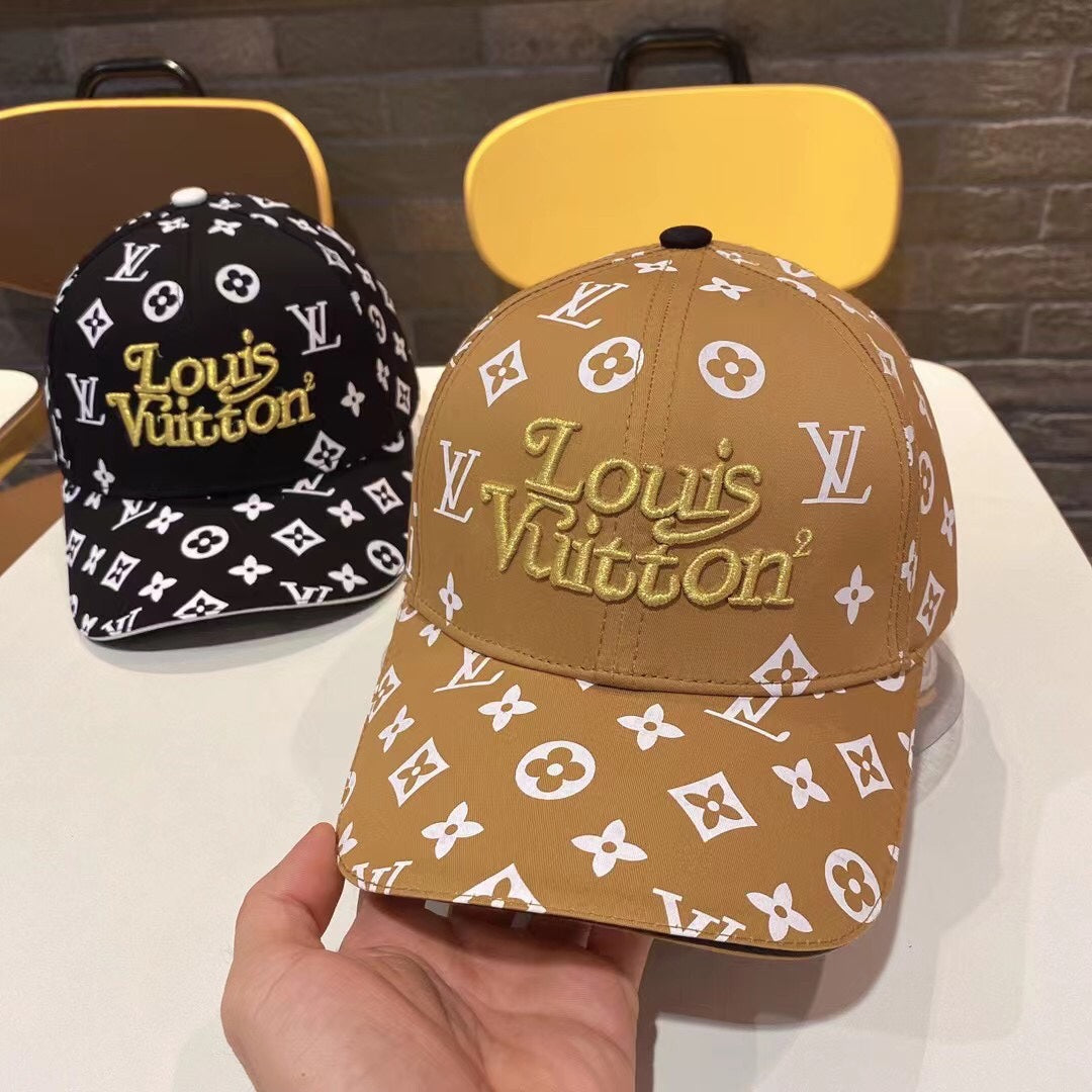 fashion solid color letter pattern baseball cap