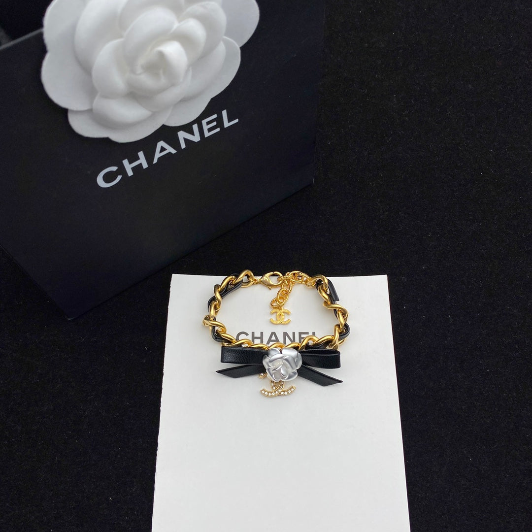 Classic Double C Camellia Bracelet