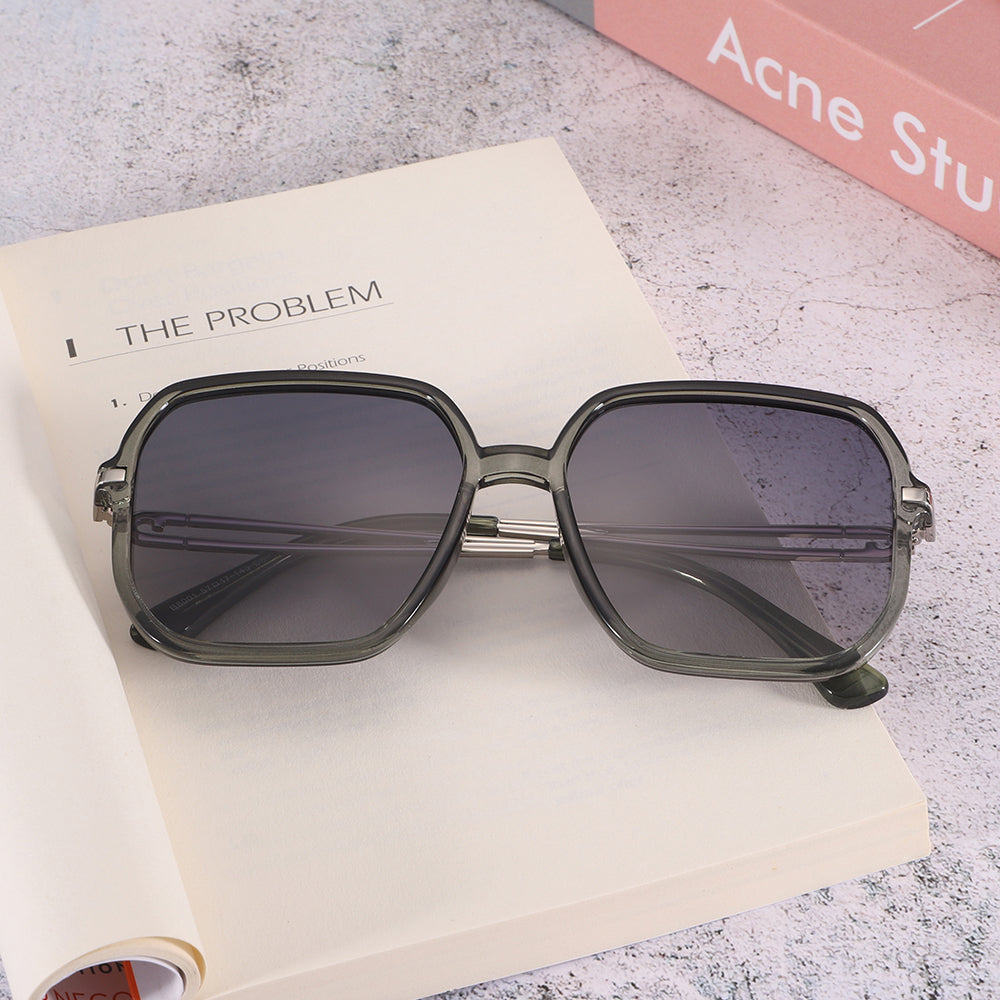 Oversized Lightweight Square Tinted Sunglasses