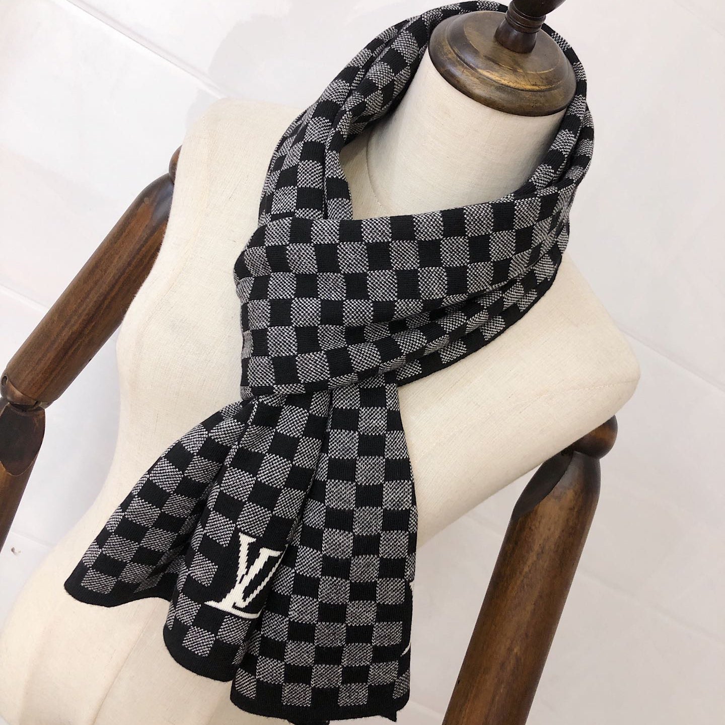 Unisex Plaid Scarf