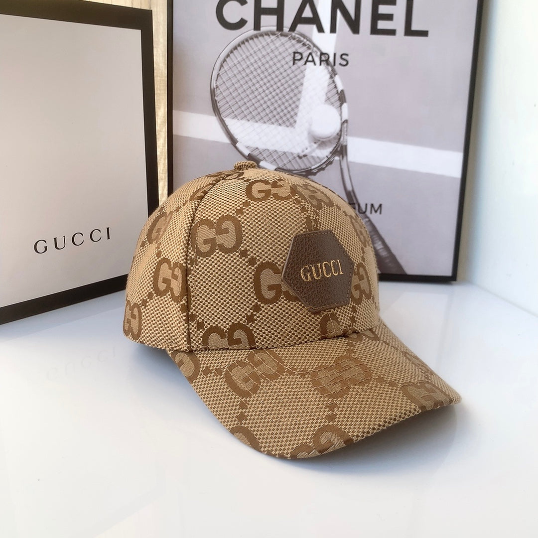 Double G jacquard baseball cap