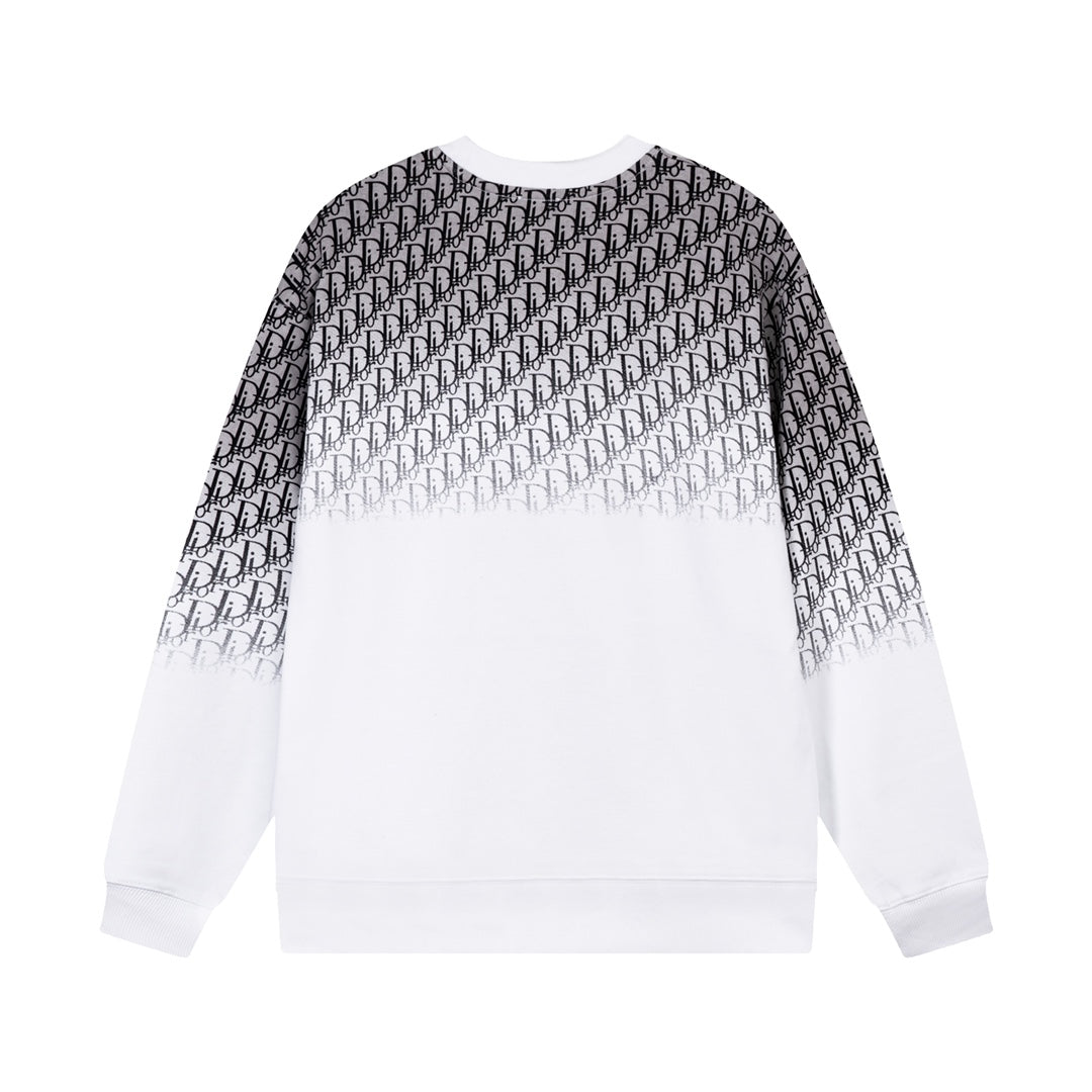 Gradient Inkjet Print Sweatshirt