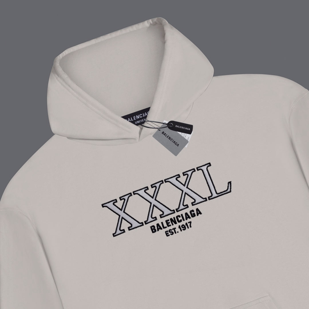 "XXXL“ Embroidered Hoodie