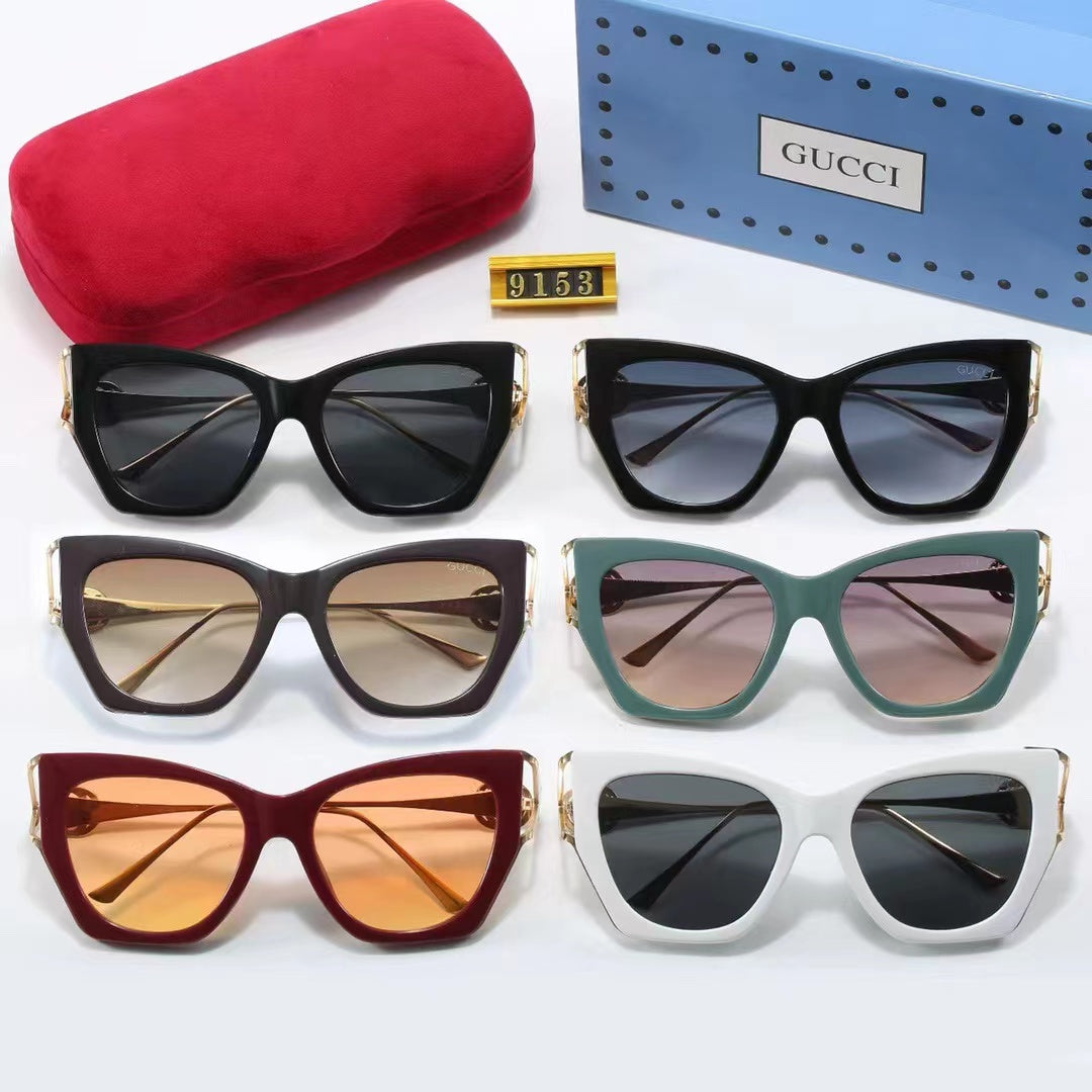 6 Color Women's Sunglasses—9153