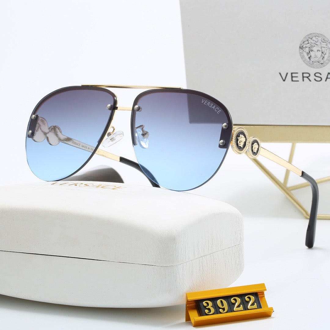 Luxury Metal Medusa Sunglasses 3922