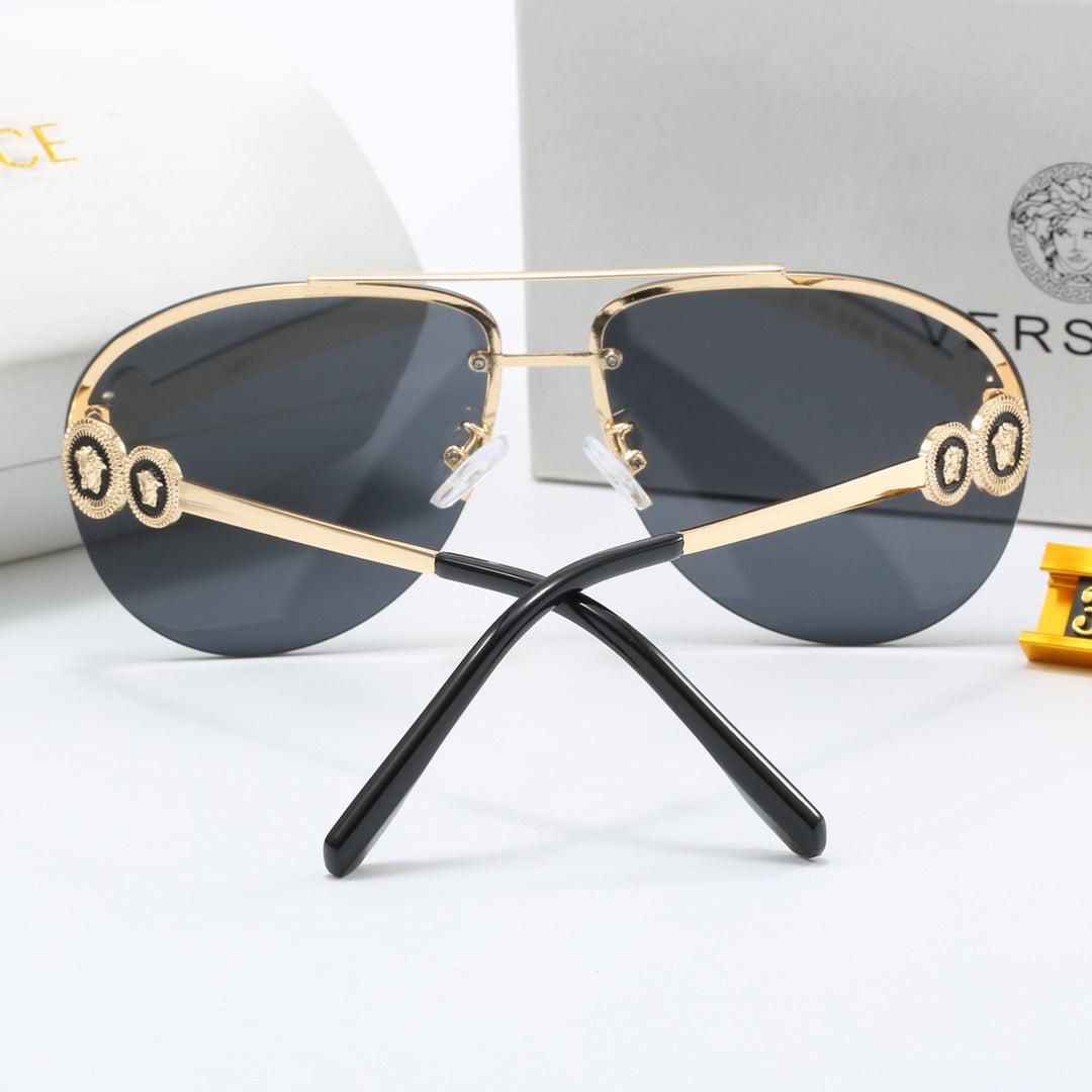 Luxury Metal Medusa Sunglasses 3922