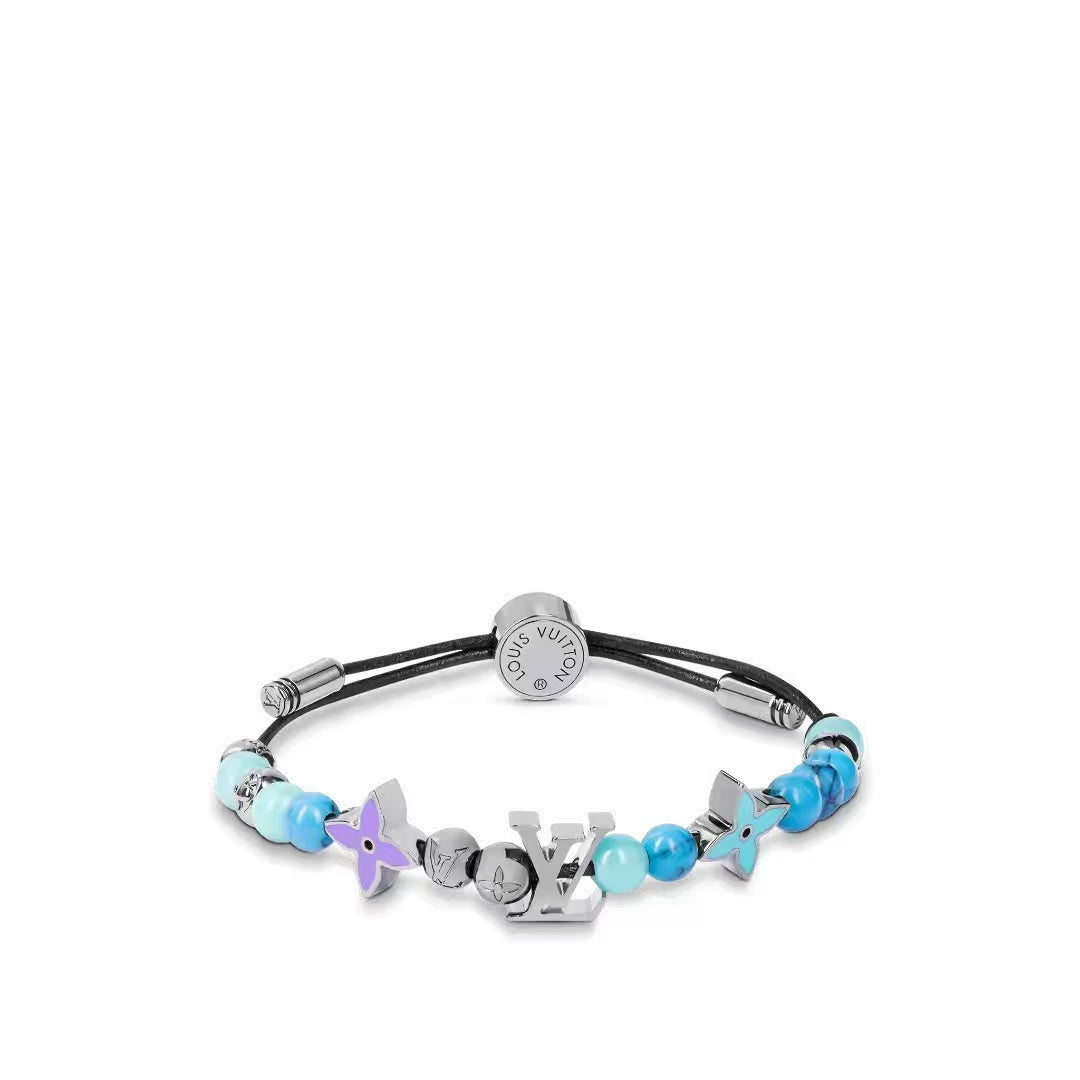 Turquoise star adjustable universal bracelet