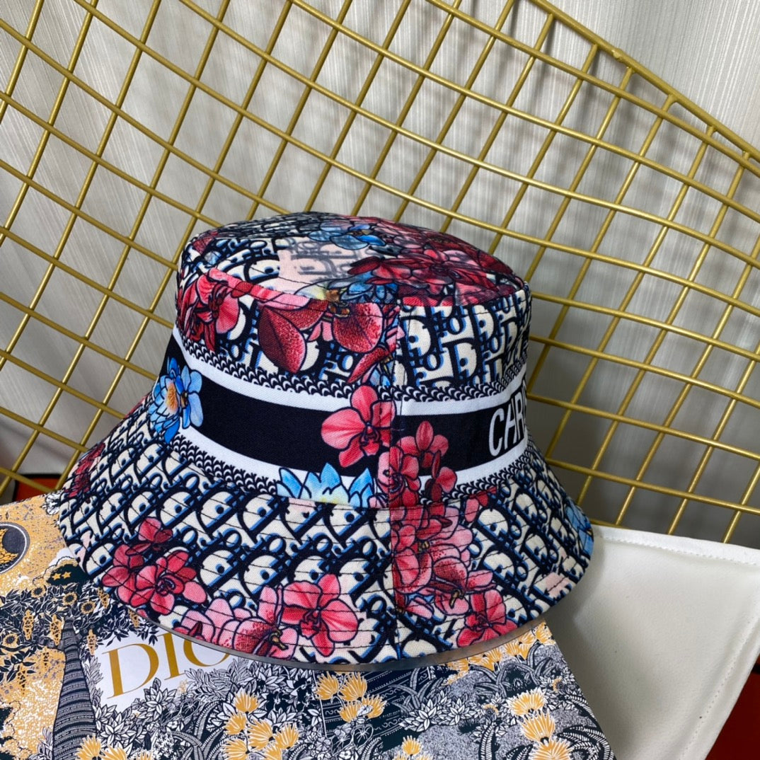 Personalized Monogram Flower Bucket Hat