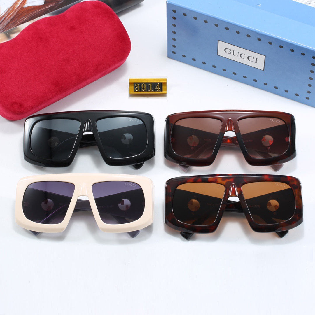 4 Color Women's Sunglasses-3914