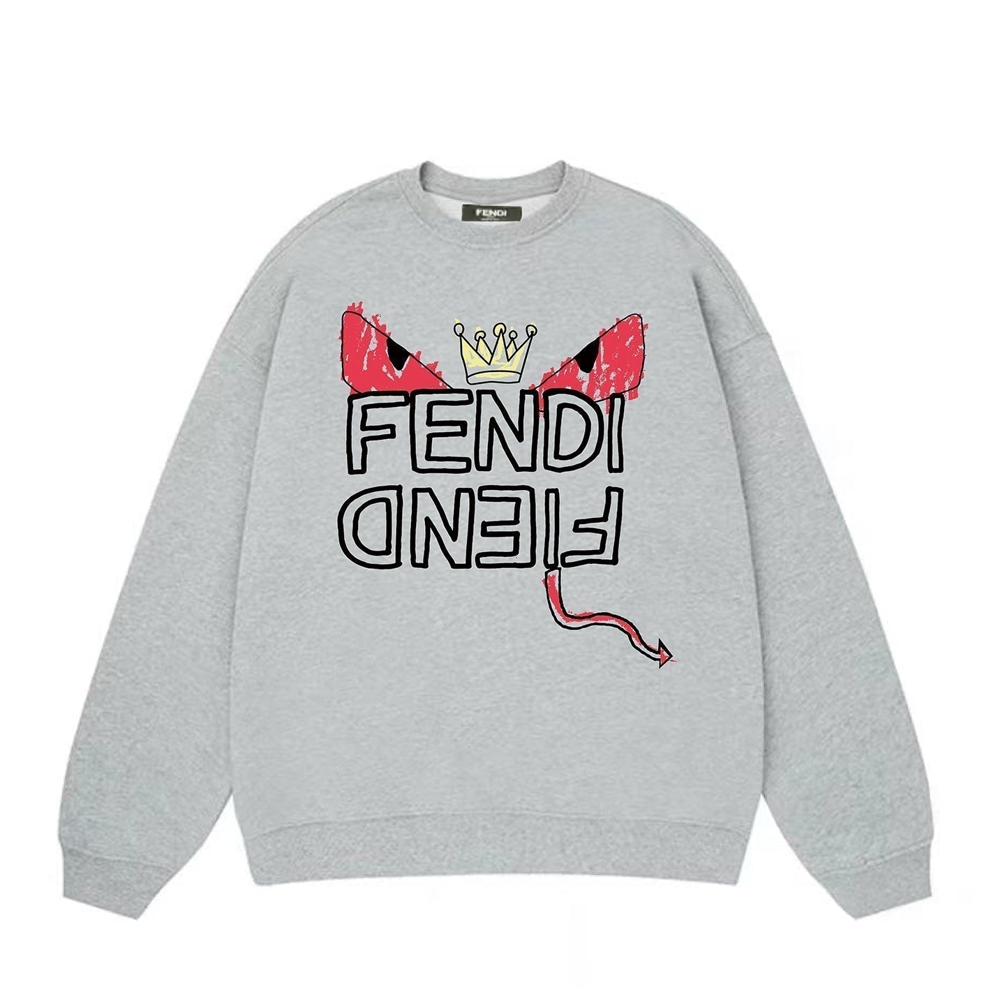 Cartoon Print Sweatshirt