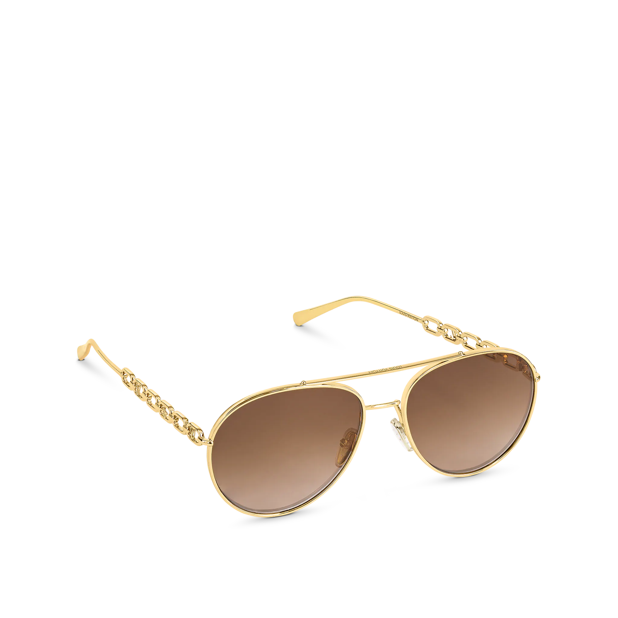 L Chain Pilot Sunglasses