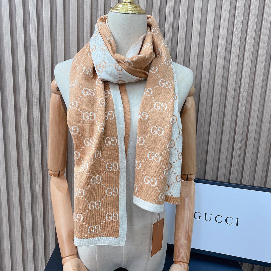 All-match Double G Jacquard Scarf