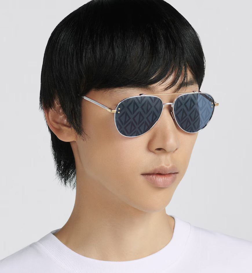 Blue Mirrored Pilot Sunglasses CDDMA1U