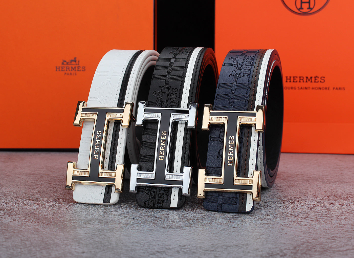 3-color fashion belt