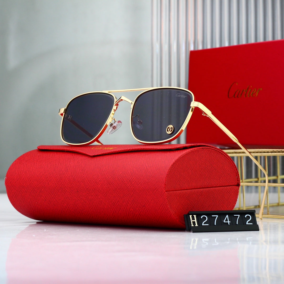 Golden Frame Sunglasses