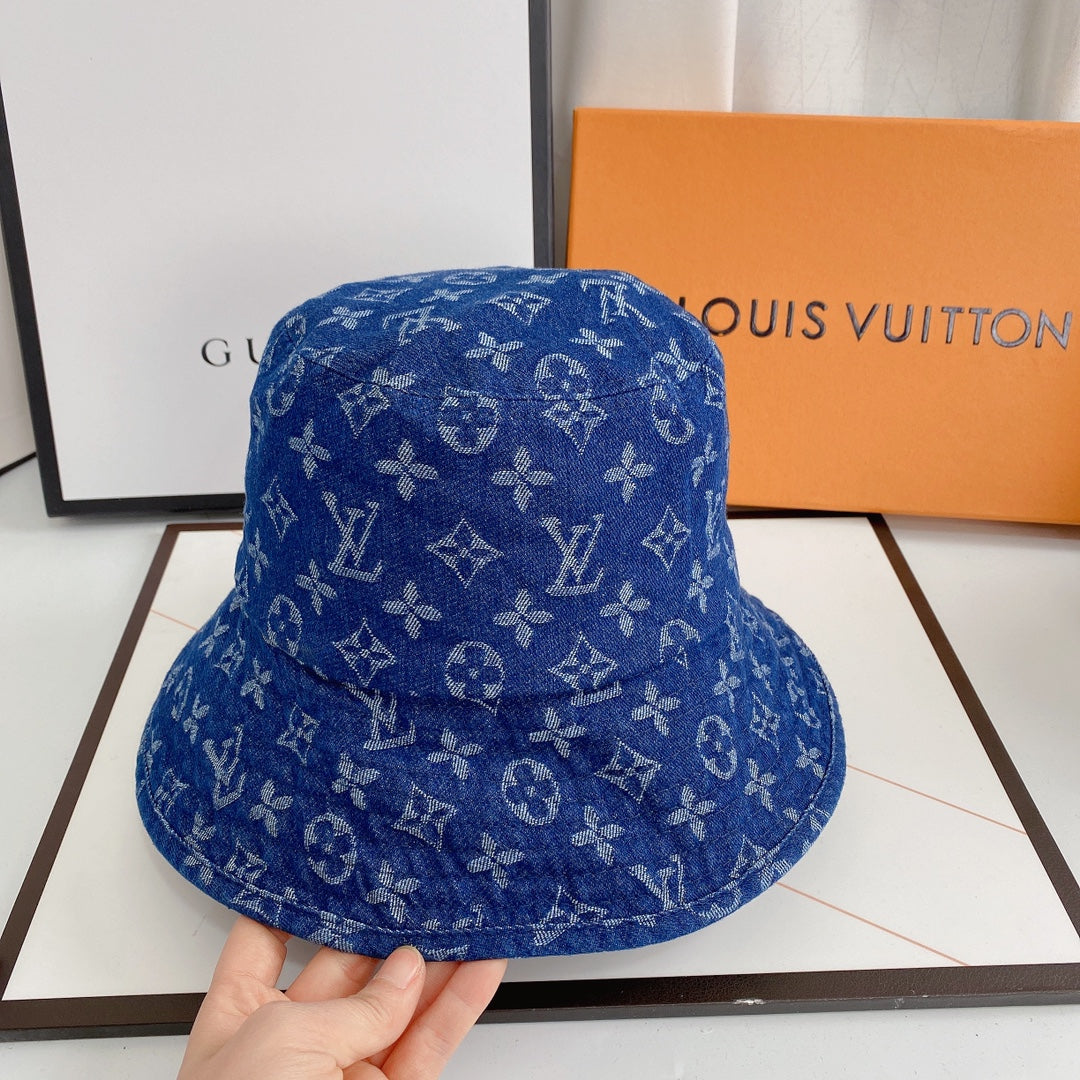 Classic Monogram Denim Bucket Hat