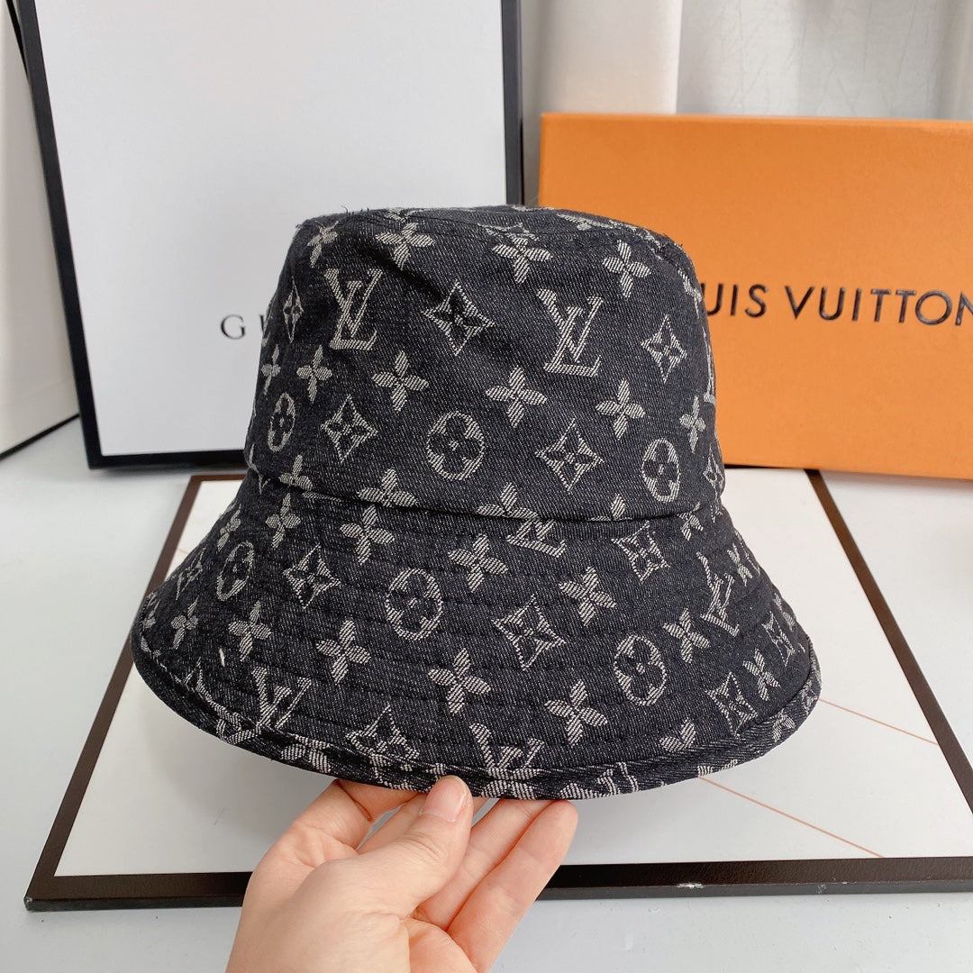 Classic Monogram Denim Bucket Hat