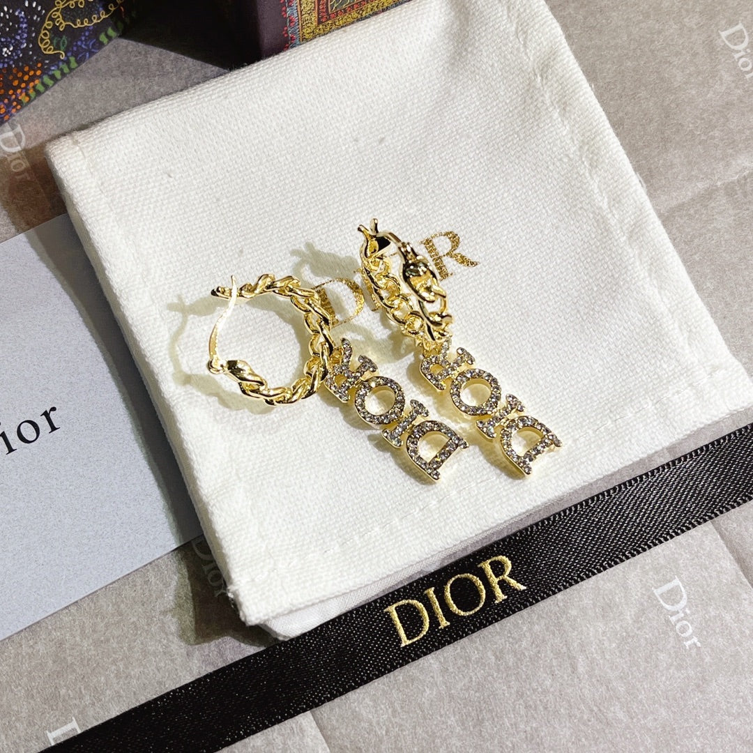 Hook Diamond Earrings