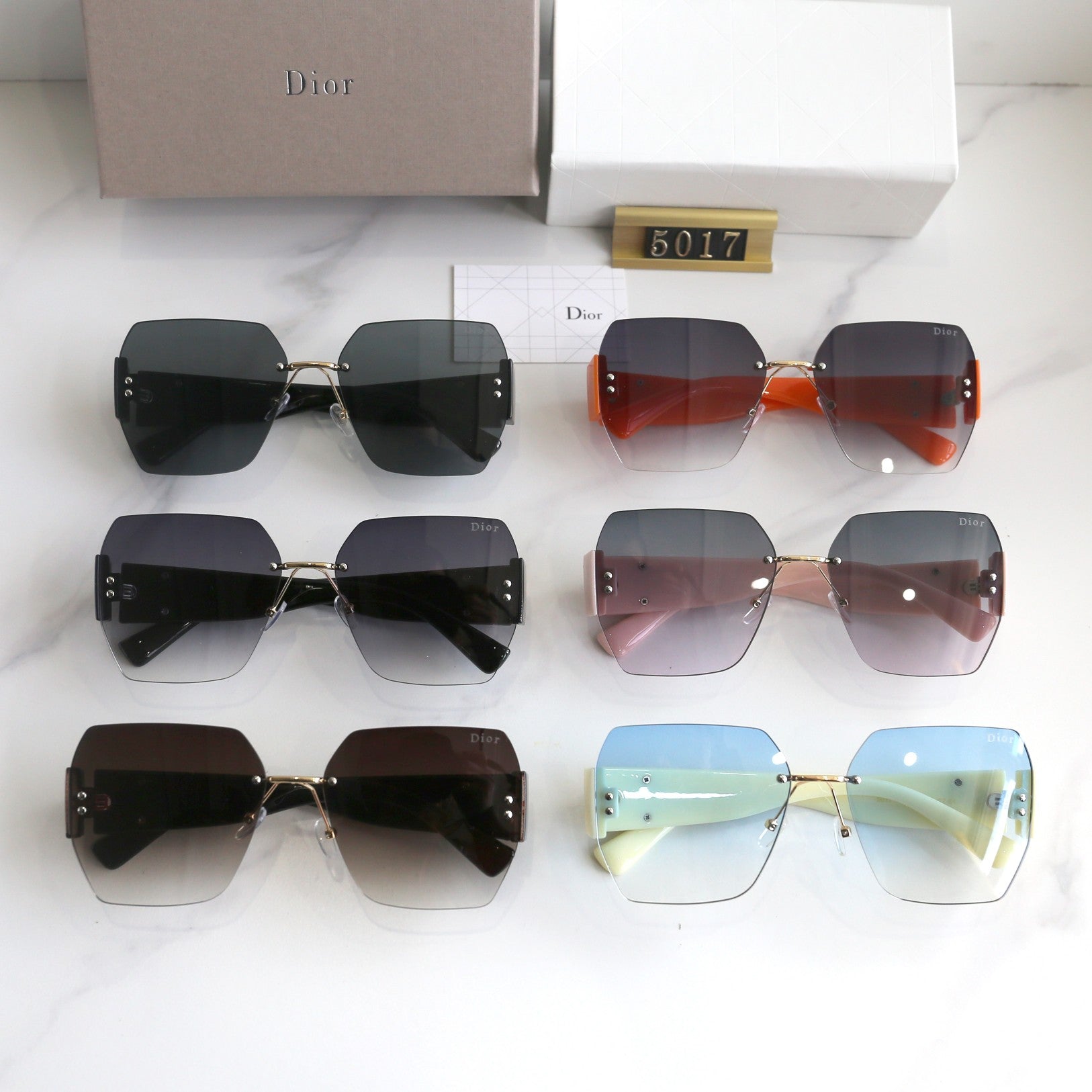 6 Color Women's Sunglasses—5017