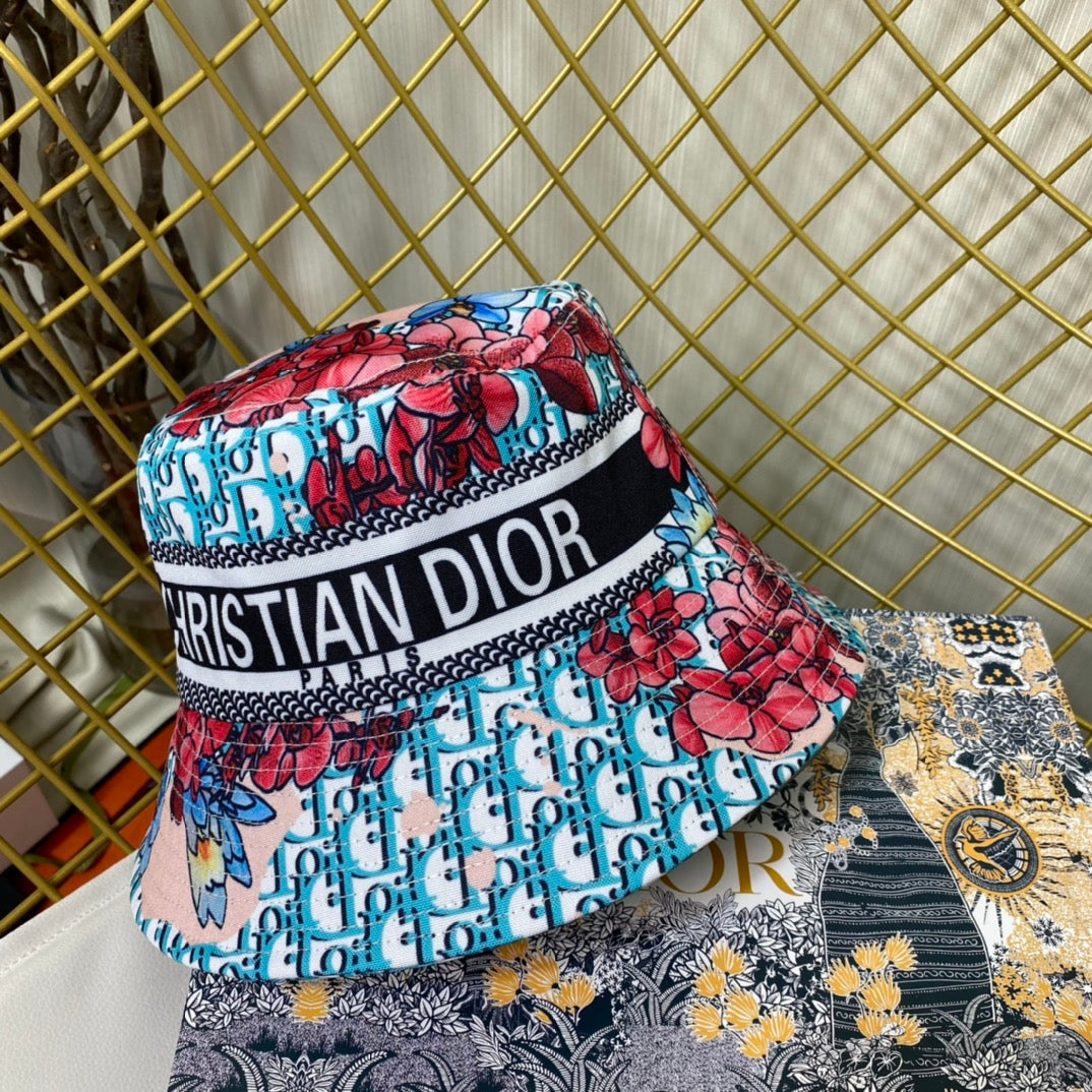 Personalized Monogram Flower Bucket Hat