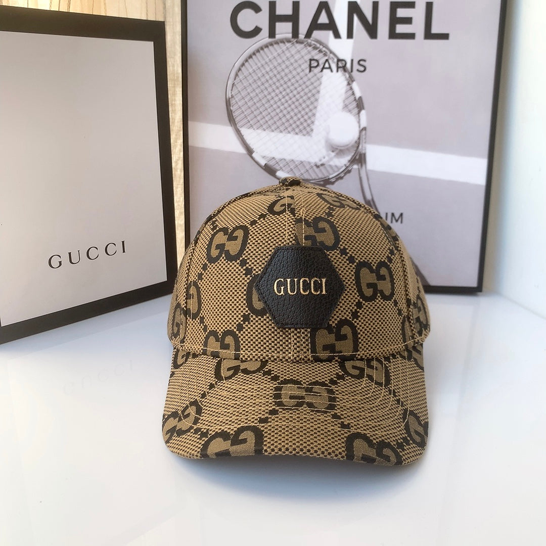 Double G jacquard baseball cap