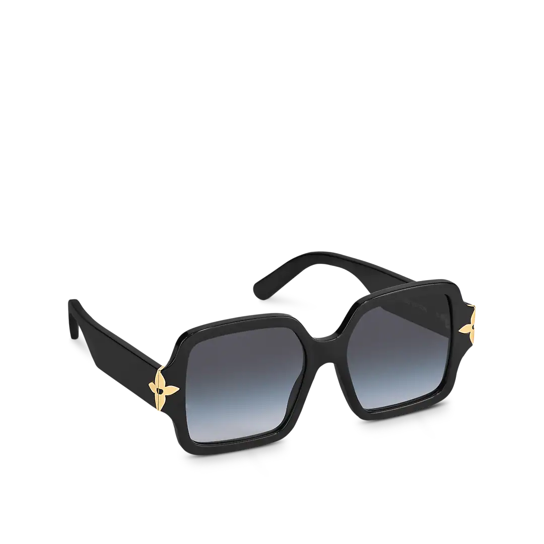 Flower Edge Square Sunglasses