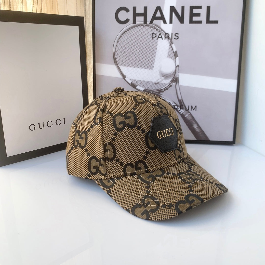 Double G jacquard baseball cap