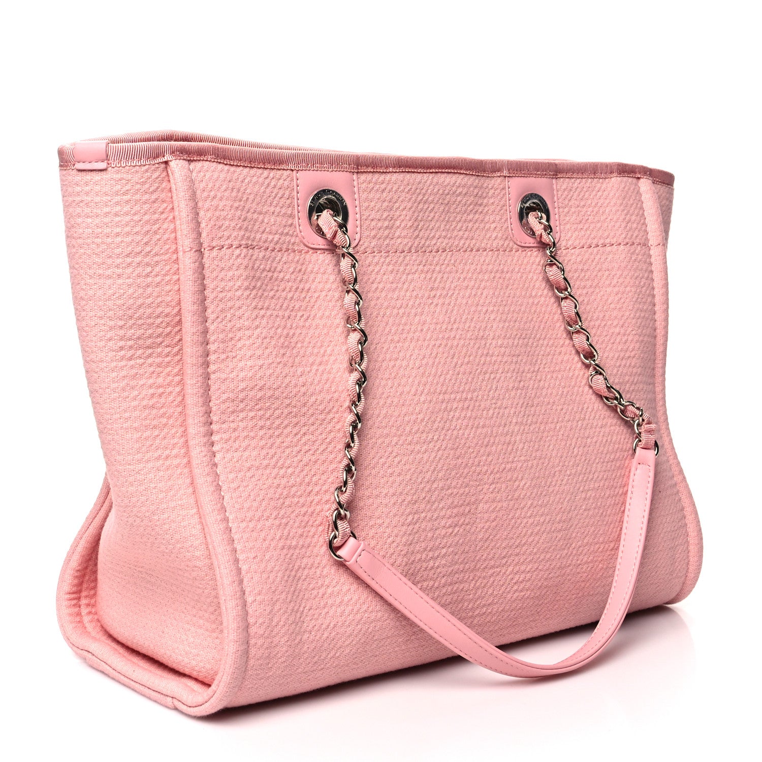 Mixed Fibers Small Deauville Tote Pink