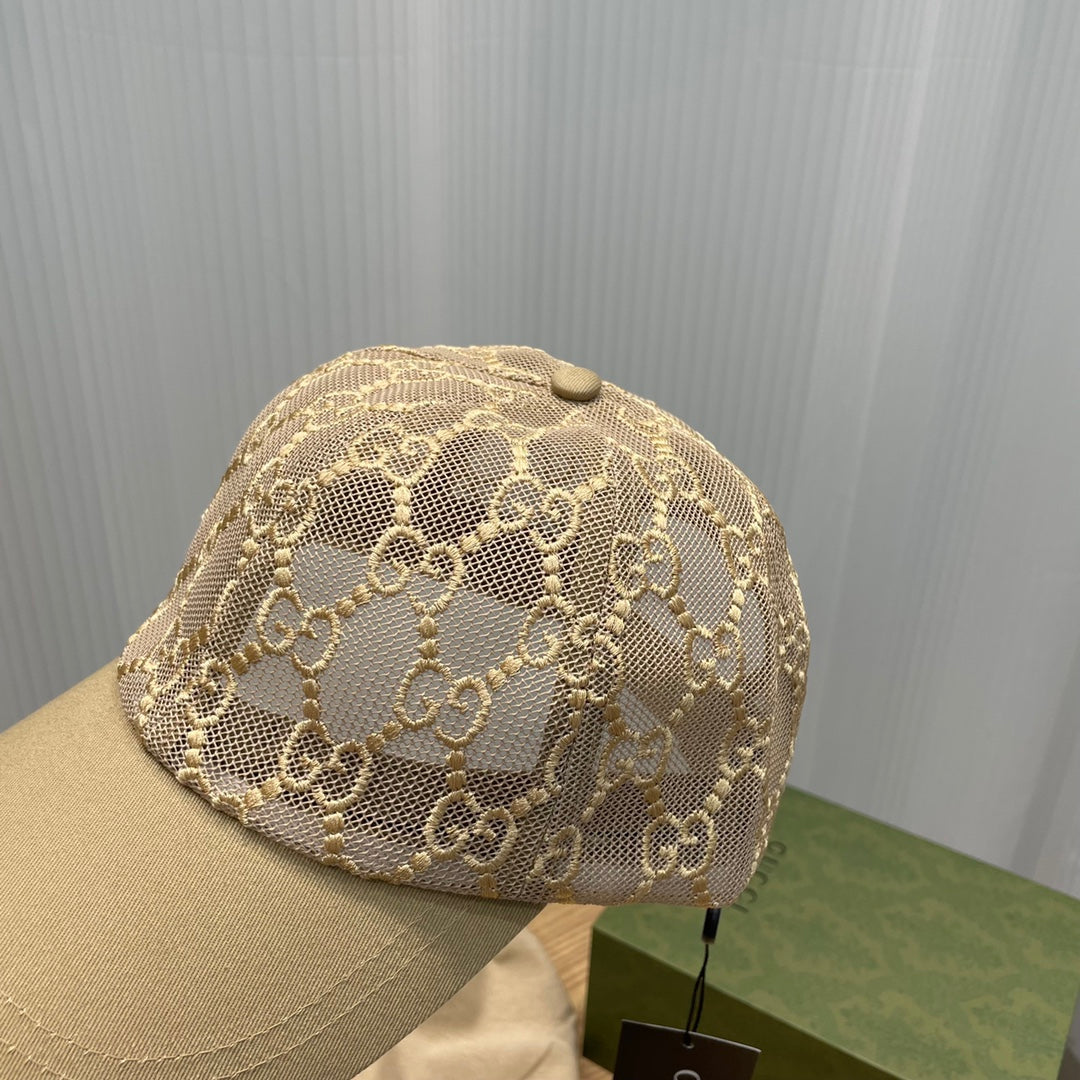 Breathable Embroidered Lace Baseball Cap