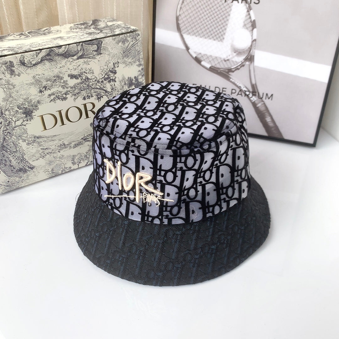 Lace Flocked Breathable Bucket Hat