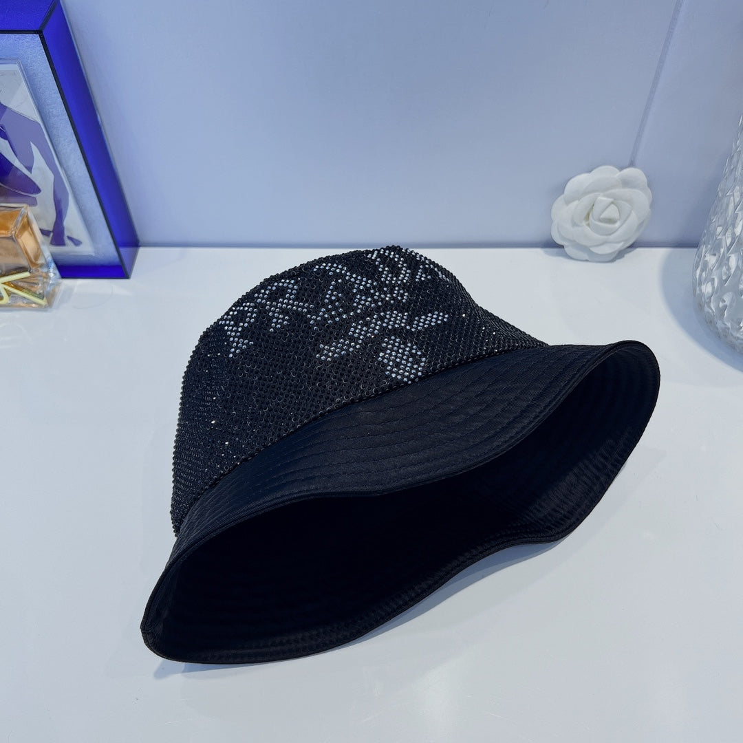 Fashion Full Diamond Bucket Hat