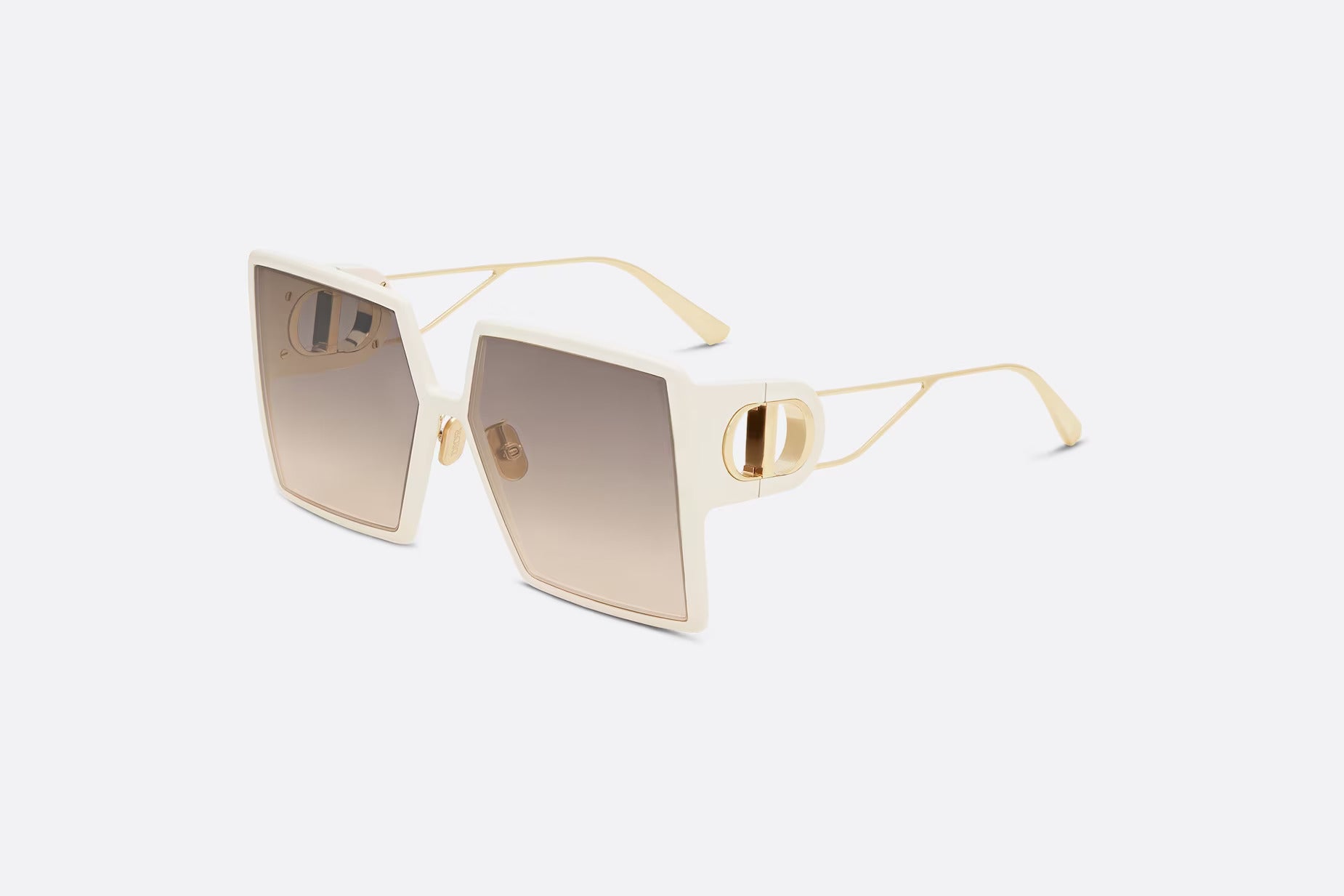 Ivory Oversized Square Sunglasses 30MTSU