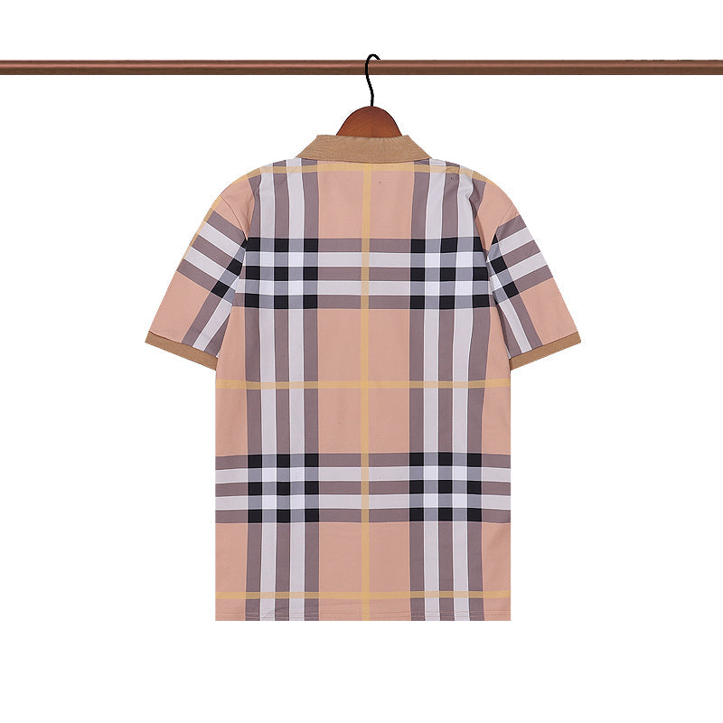 Classic checkered POLO shirt