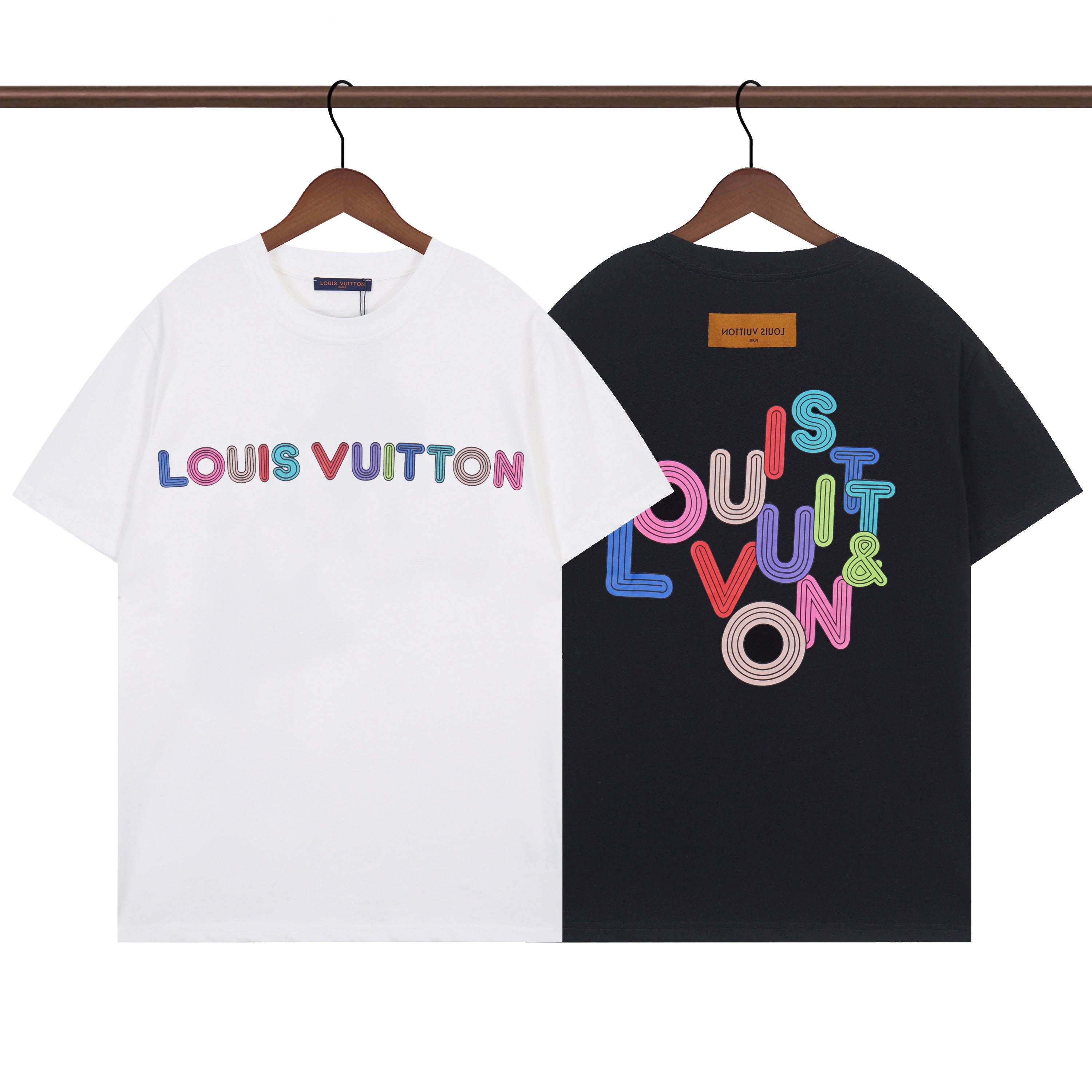 Irregular letter print T-shirt