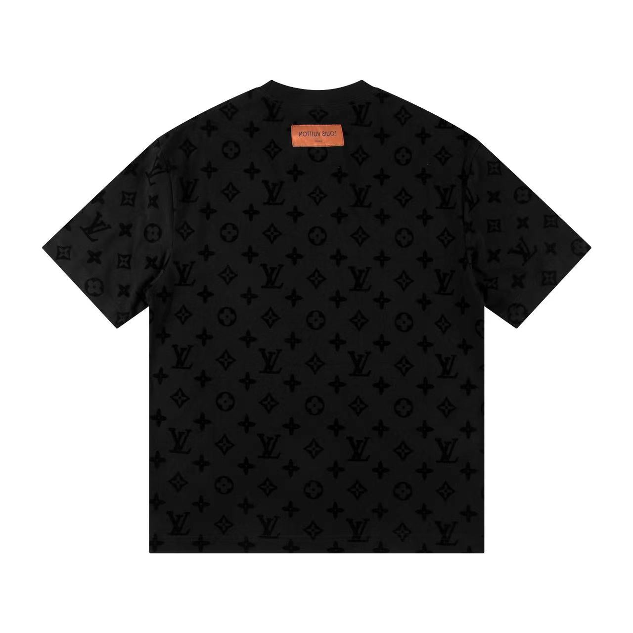 Classic pattern embossed T-shirt