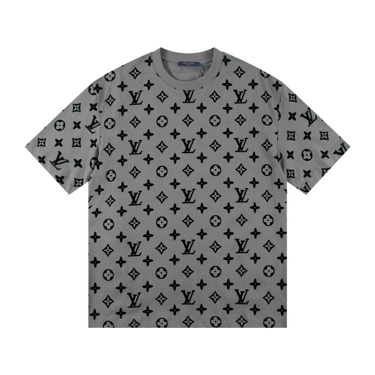 Classic pattern embossed T-shirt