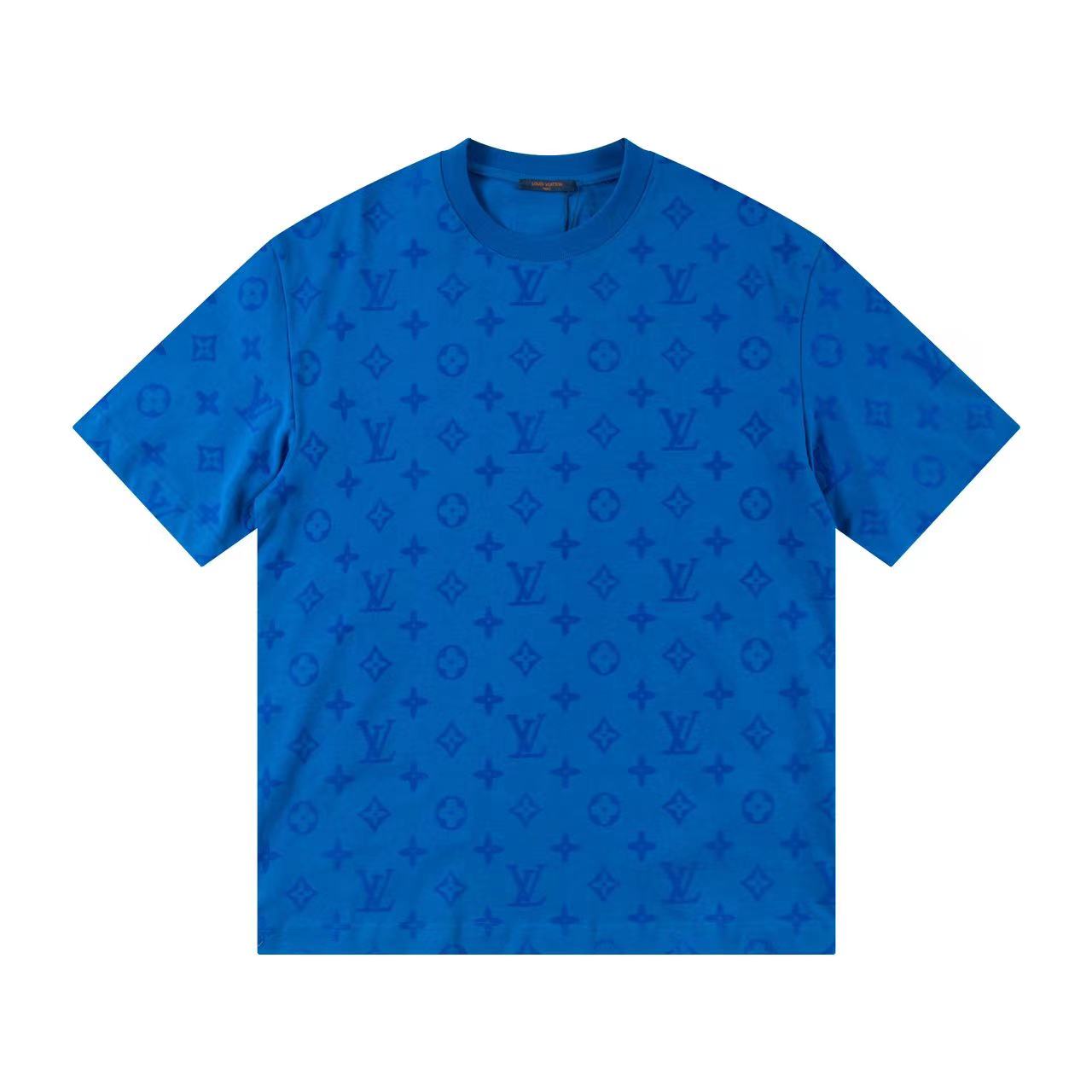 Classic pattern embossed T-shirt