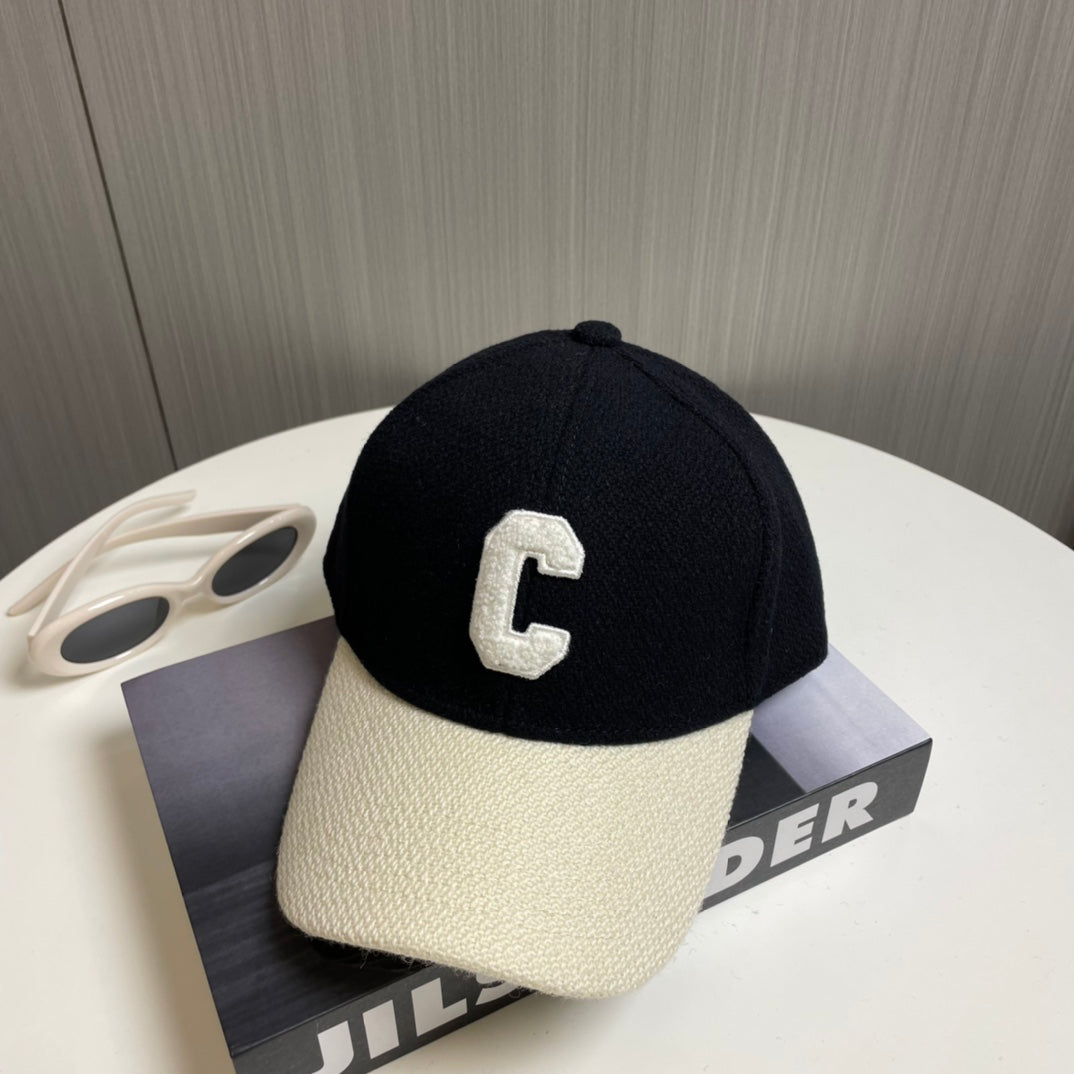 New C Letter Embroidered Baseball Cap